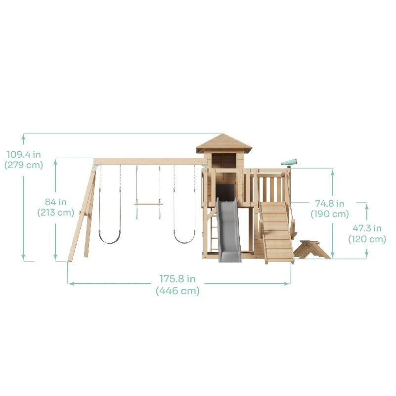 Stellara Spielturm (Large) – Unbegrenzter Outdoor-Spielspaß - Outdoor Playset