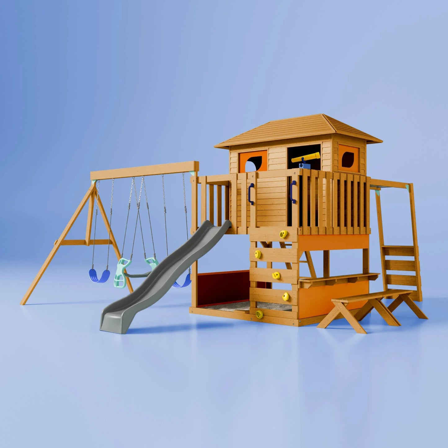 Stellara Spielturm (Large) von Karussello – unbegrenzte Entdeckungen für kleine und große Abenteurer - Pure Orange