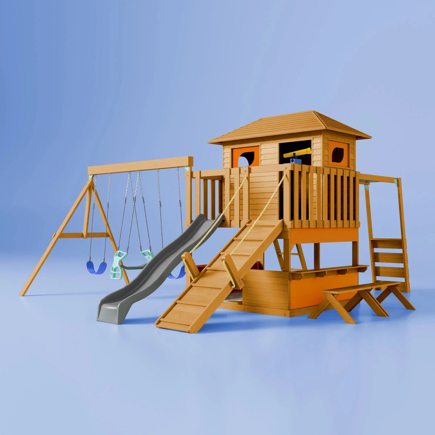 Stellara Spielturm (Large) von Karussello – unbegrenzte Entdeckungen für kleine und große Abenteurer - Pure Orange