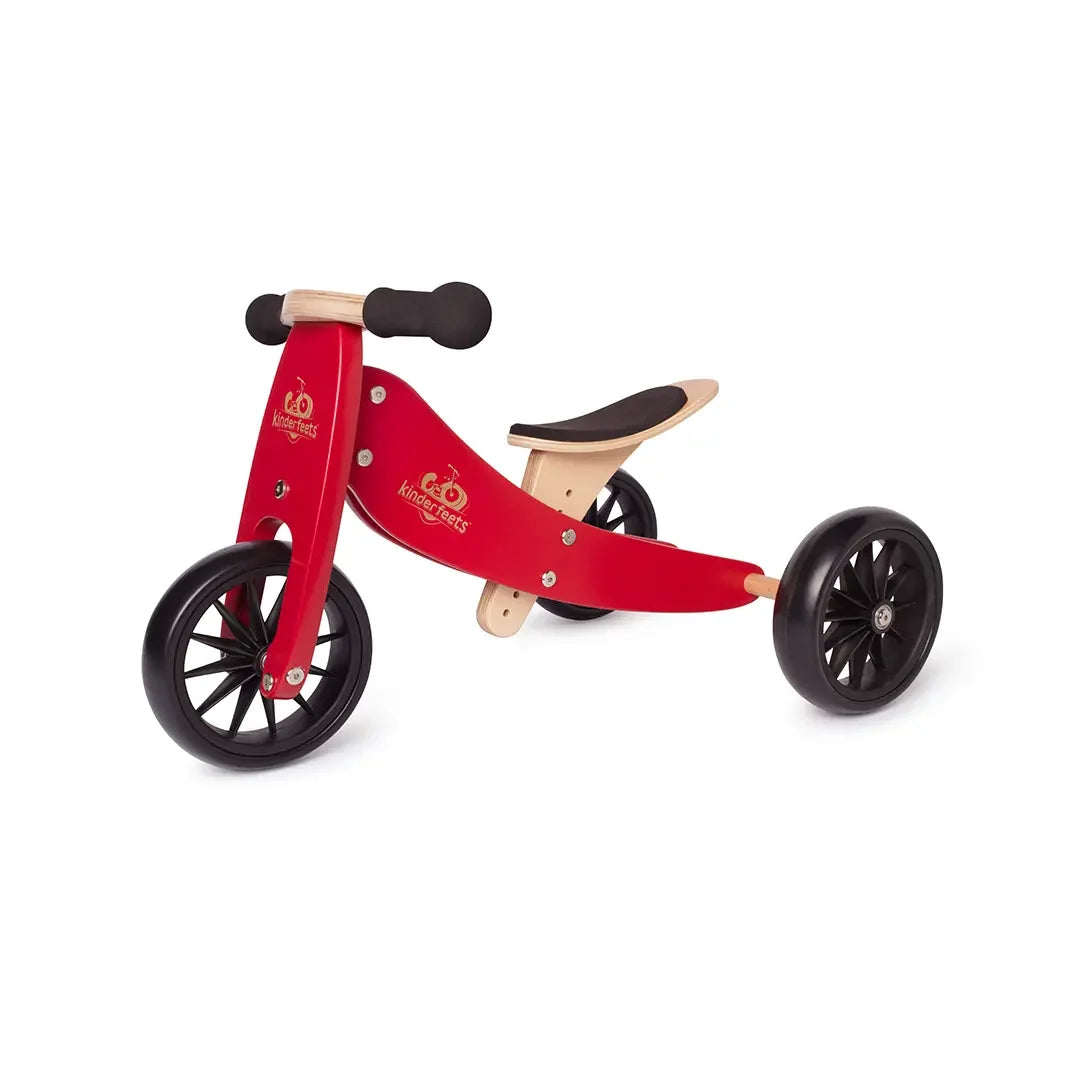 Kinderfeets Tiny Tot 2-in-1 Bike - Cherry Red