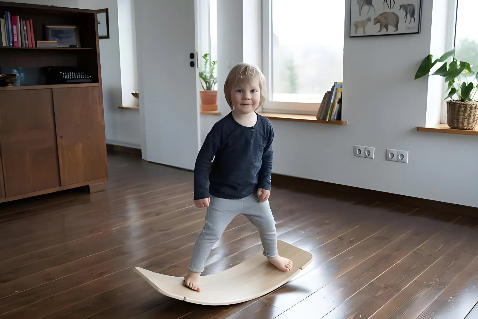 leg&go leg&go Balance Board aus Holz