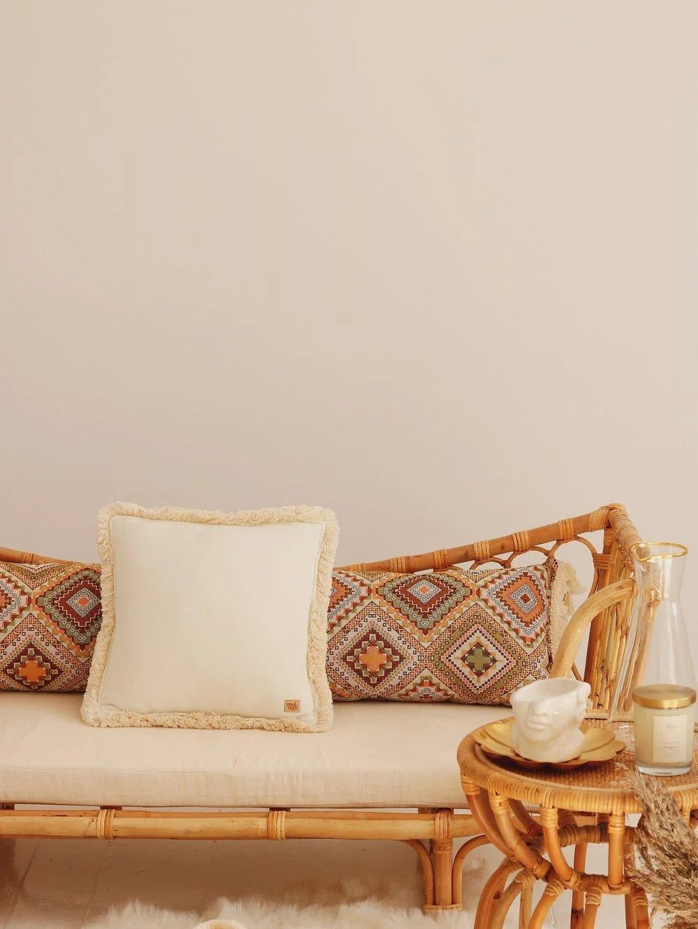 moimili Bolster „Boho Tribe“ mit Fransen
