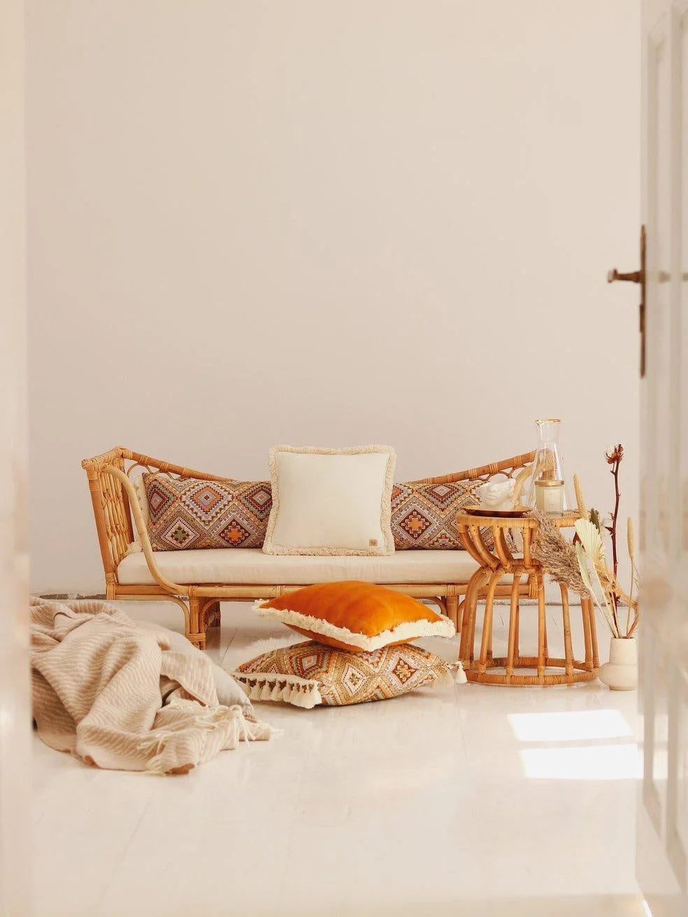 moimili Bolster „Boho Tribe“ mit Fransen
