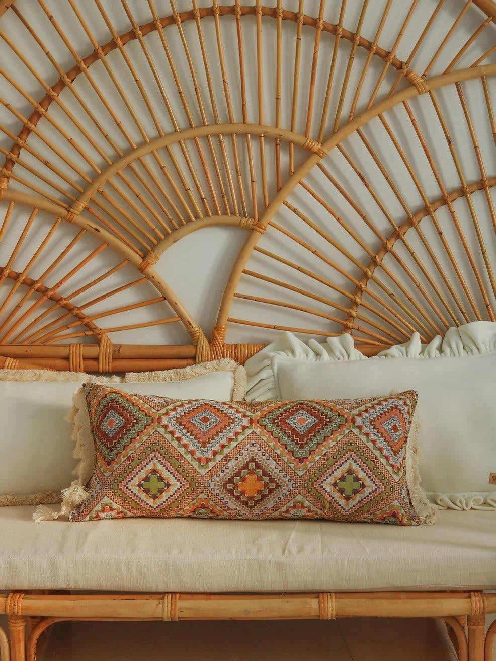 moimili Bolster „Boho Tribe“ mit Fransen