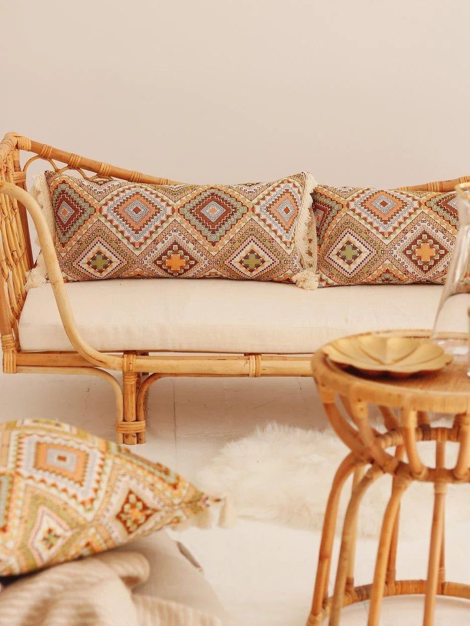 moimili Bolster „Boho Tribe“ mit Fransen