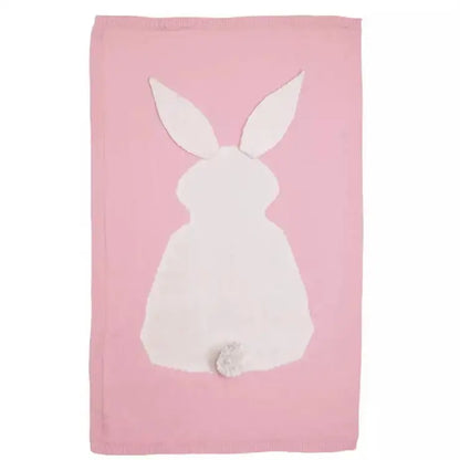 Annie & Charles Hasen Babydecke | Weiche Decke für Babys | Swaddling & Receiving Blankets