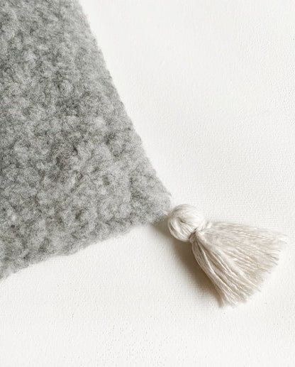 UNIQUE LOVE Granulatkissen GRAU | Cozy & gemütlich zum Kuscheln - Kissen zum Einkuscheln und Wohlfühlen