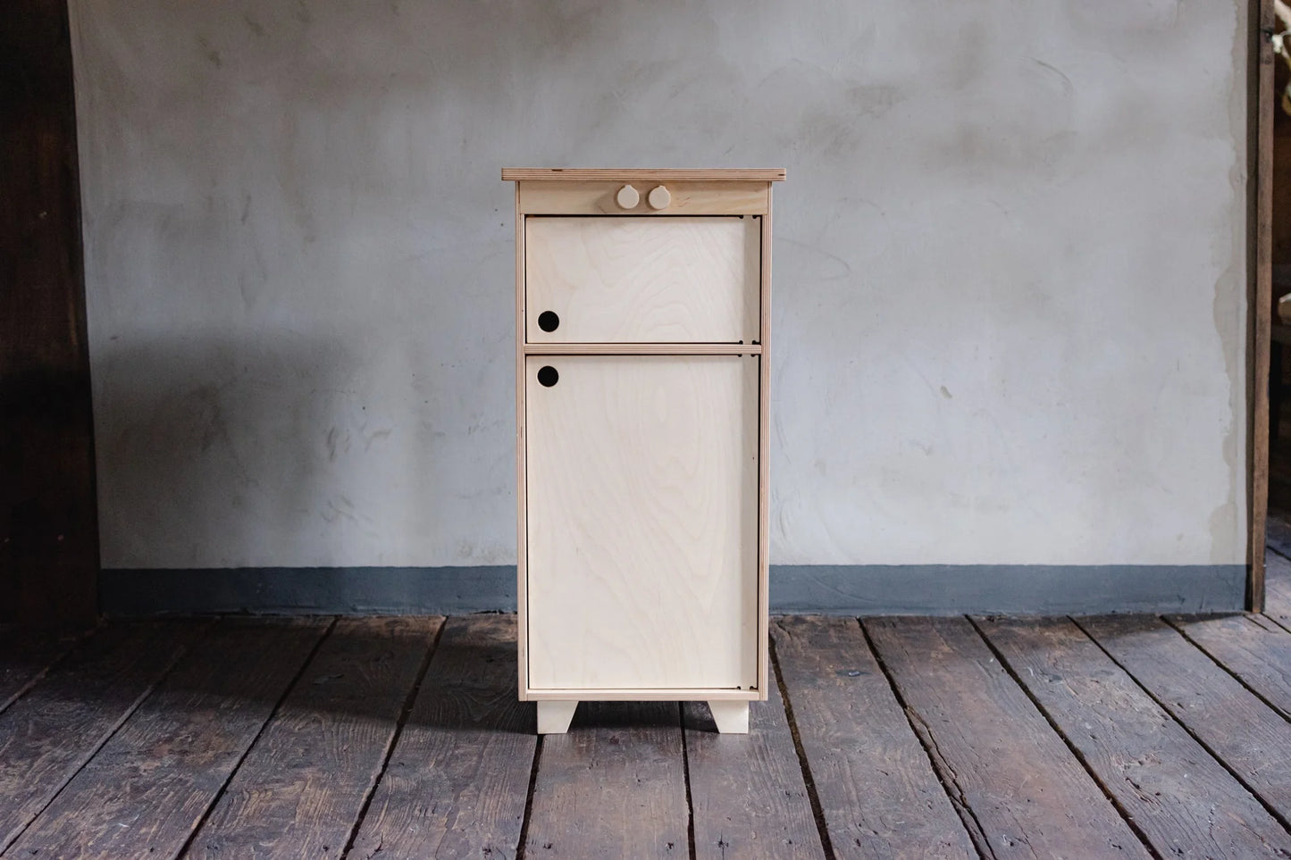 Midmini Midmini Holzspiel-Kühlschrank - Sortierte Farben