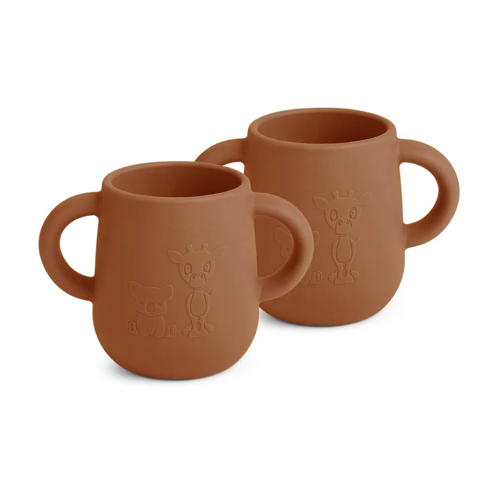 nuuroo nuuroo Robuste Trinkbecher mit Griffen - 2er Pack
