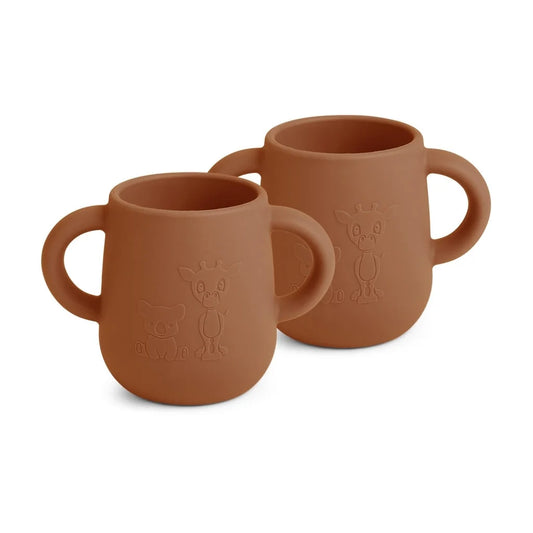 nuuroo nuuroo Robuste Trinkbecher mit Griffen - 2er Pack