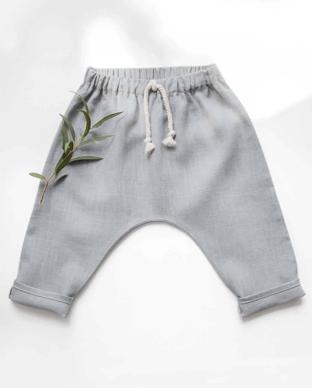 UNIQUE LOVE Soft Leinenhose in Grau - feinster Stoff für jeden Tag