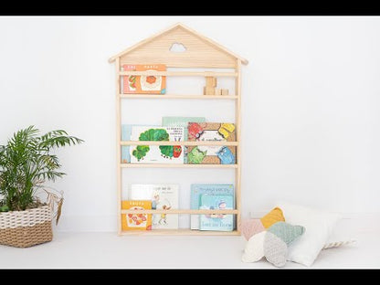 Wolkenbibliothek – Das stilvolle Kinderbuchregal im Montessori-Design