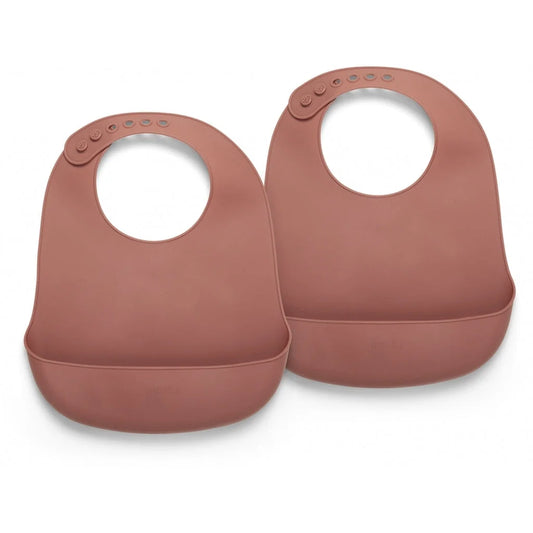 nuuroo nuuroo Silikon-Lätzchen mit Fronttasche - 2er Pack