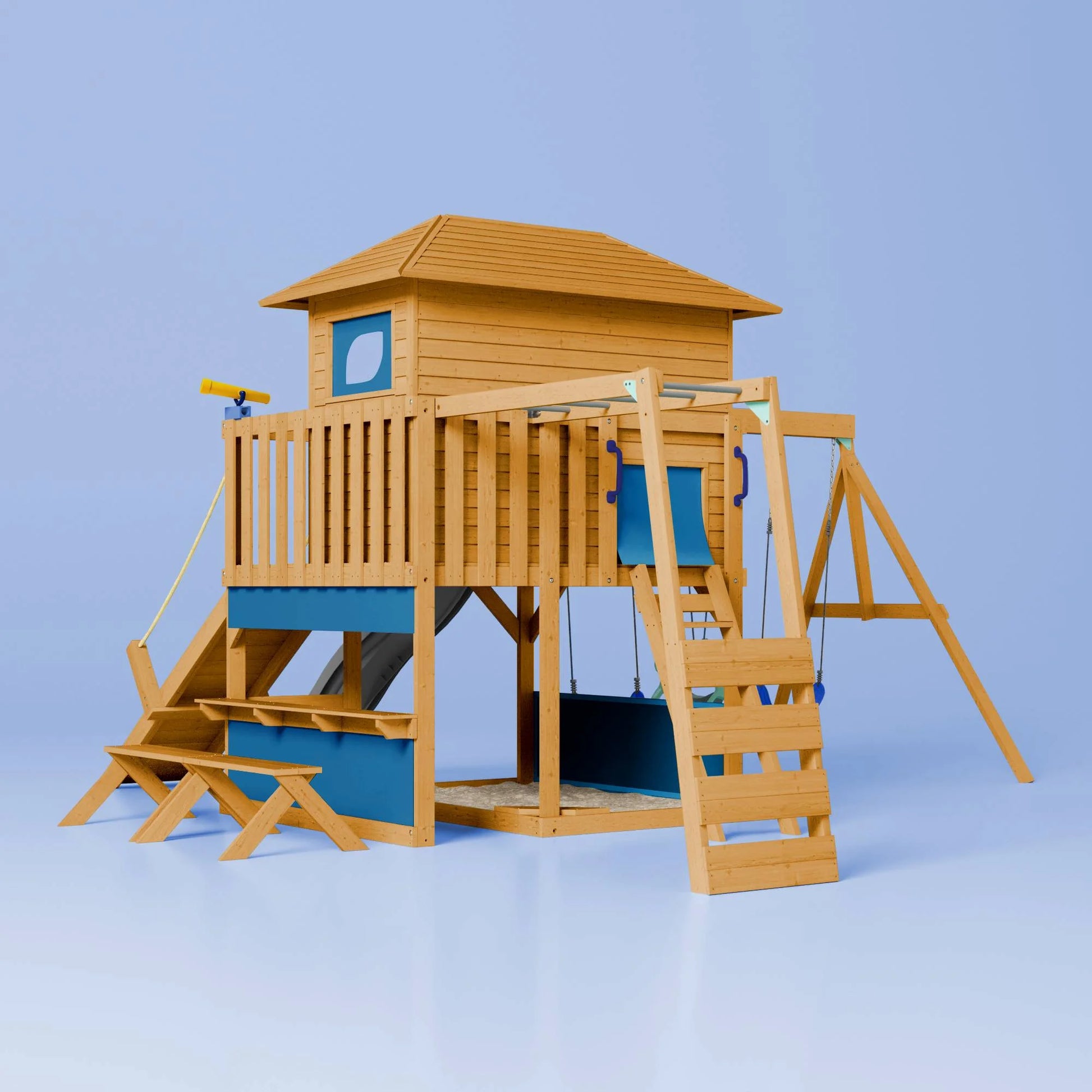 Stellara Spielturm (Large) von Karussello – unbegrenzte Entdeckungen für kleine und große Abenteurer - Outdoor Playset