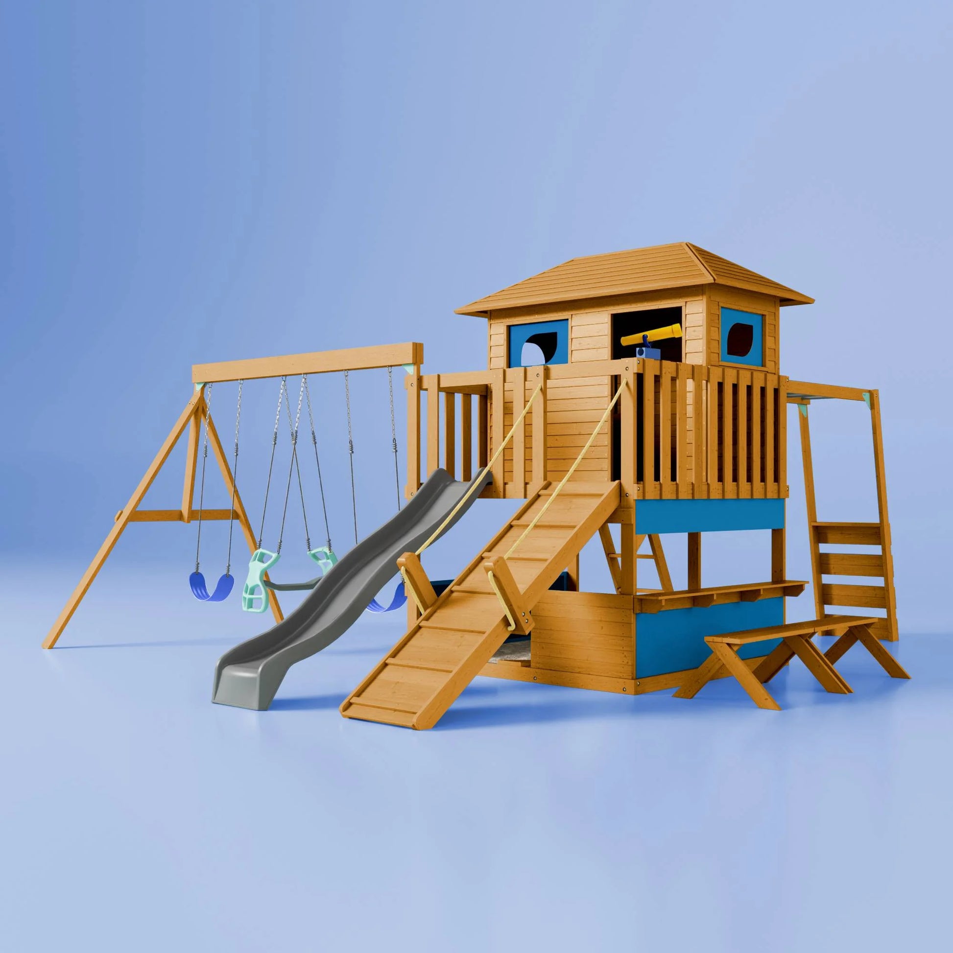 Stellara Spielturm (Large) von Karussello – unbegrenzte Entdeckungen für kleine und große Abenteurer - Sky Blue