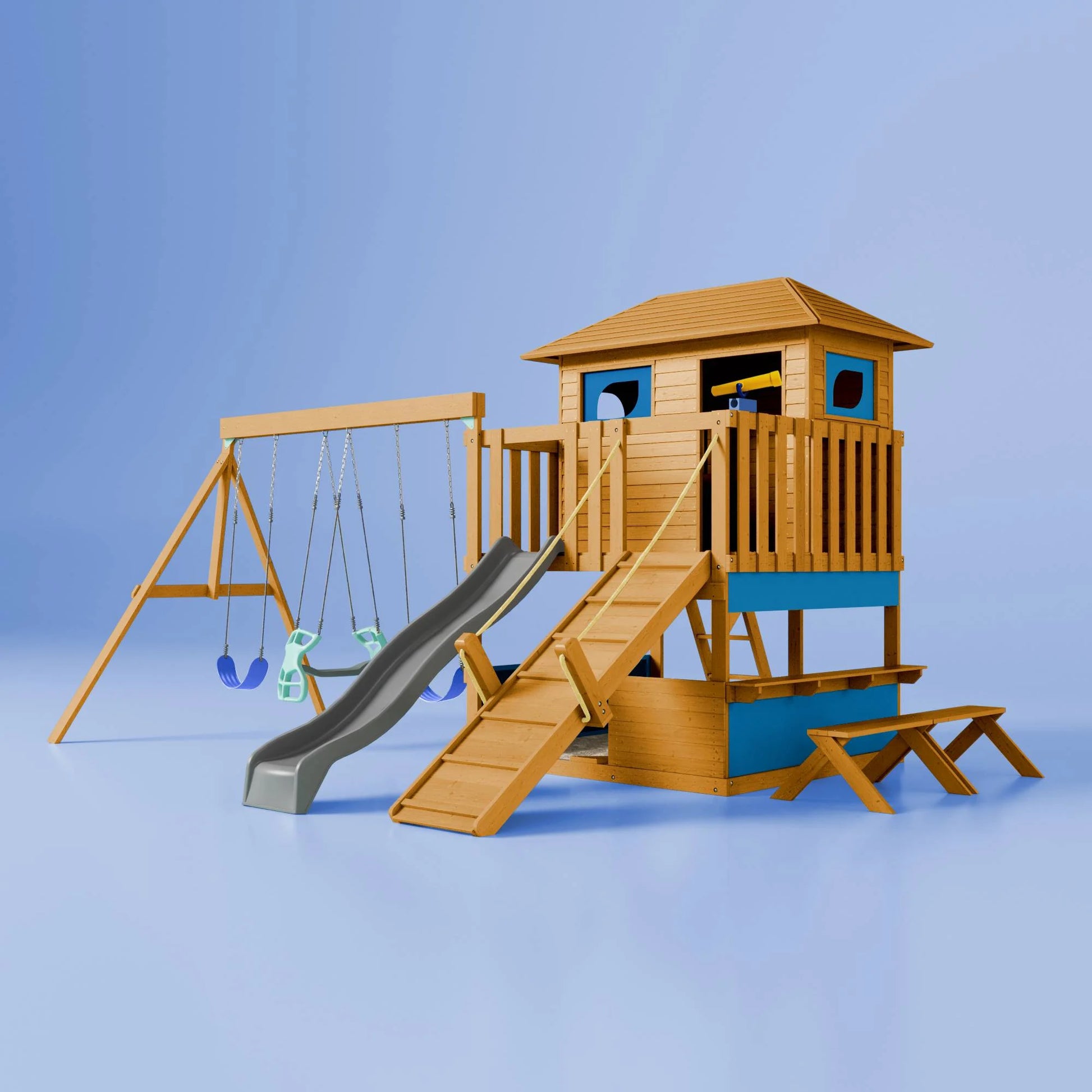 Stellara Spielturm (Large) von Karussello – unbegrenzte Entdeckungen für kleine und große Abenteurer - Sky Blue