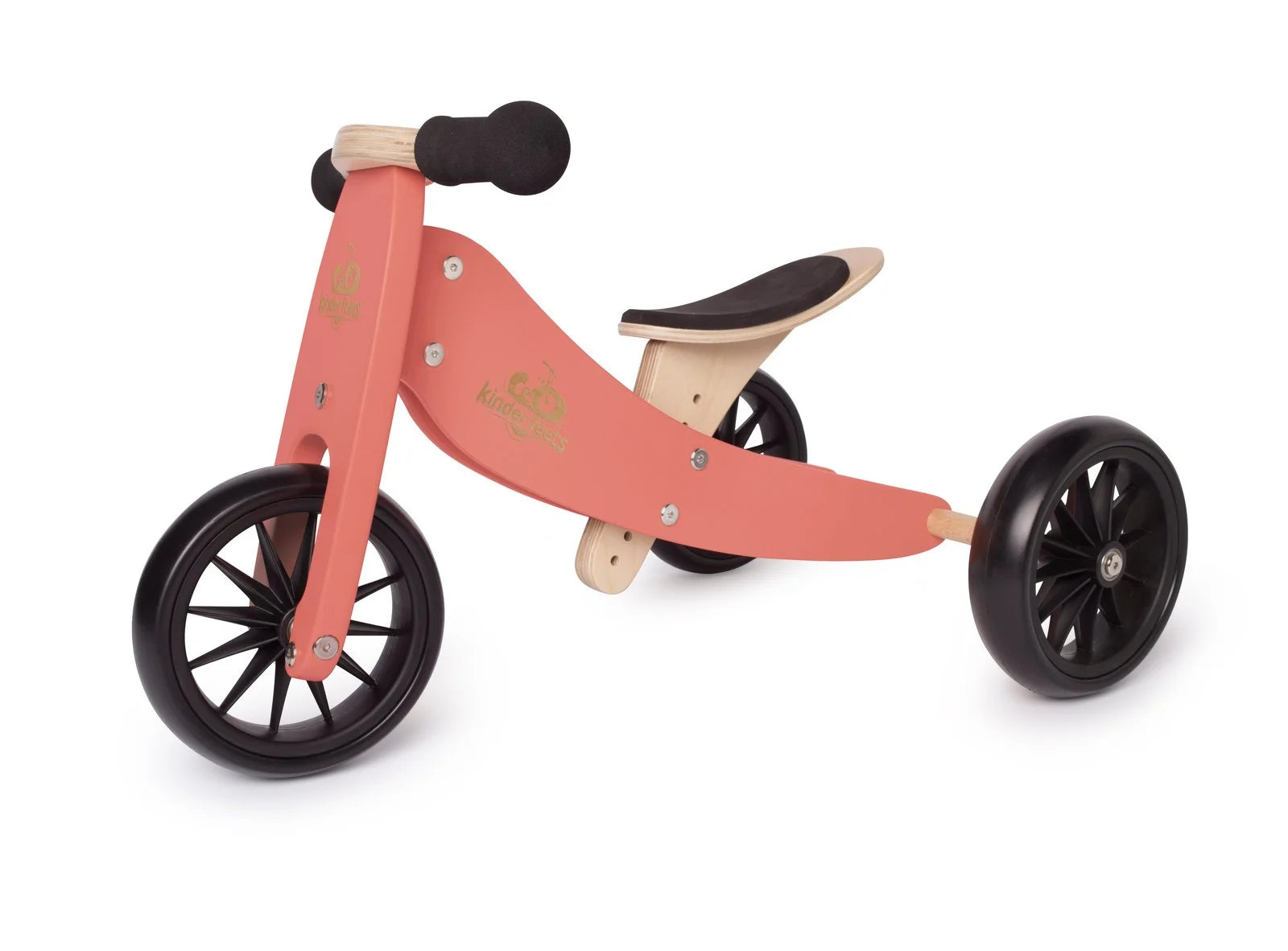 Kinderfeets Tiny Tot 2-in-1 Bike - Coral